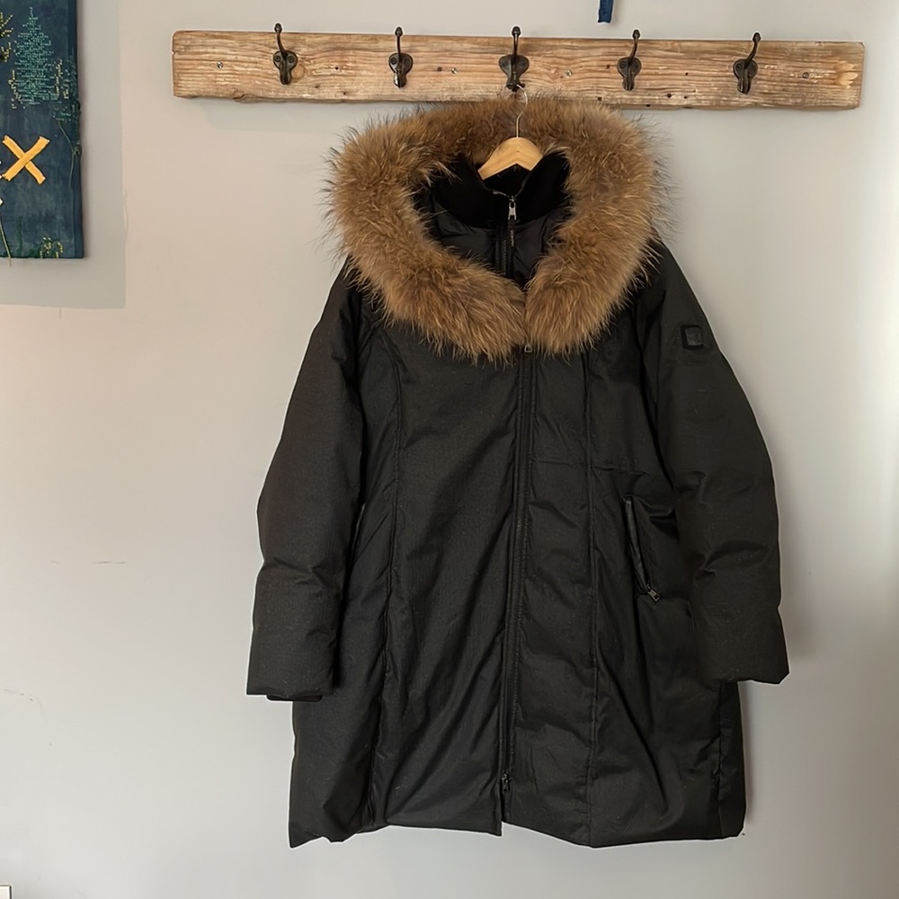 Ookpik down filled parka. Matte grey. Plus size - 3x